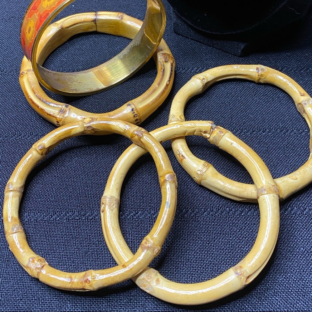 Fun bamboo bangles